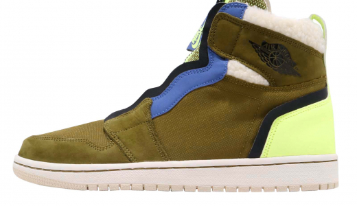 Air Jordan 1 WMNS High Zip Olive Flak Olive Flak/Black-volt Glow AV3723300