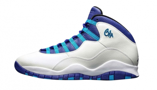 Air Jordan 10 - Charlotte White / Concord - Blue Lagoon - Black 310805107