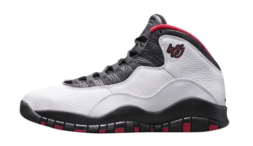 Air Jordan 10 - Double Nickel White / True Red - Black 310805102