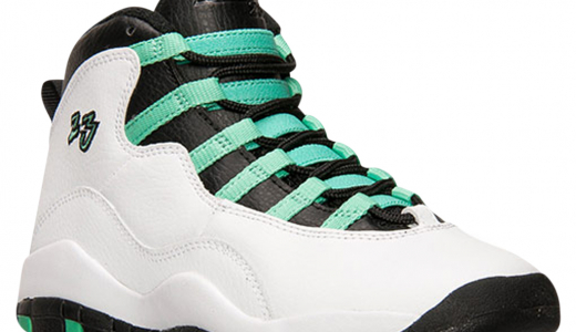 Air Jordan 10 GS - Bleached Turquoise White / Verde - Black - Infrared 705180118