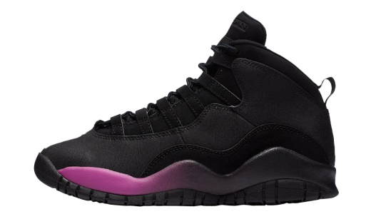 Air Jordan 10 GS Fuchsia Blast Black/Fuchsia Blast 487211-017