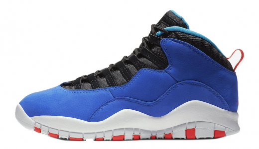 Air Jordan 10 Tinker Huarache Light Racer Blue/Black-Team Orange-White 310805-408