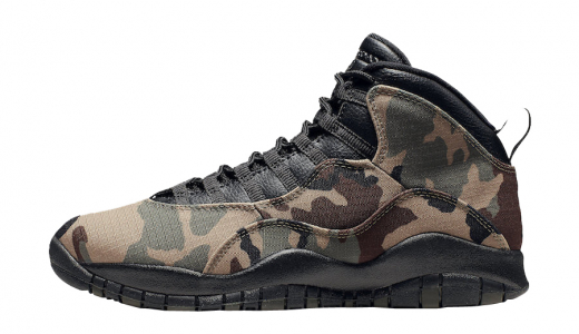 Air Jordan 10 Woodland Camo Desert Camo/Black-Light Chocolate 310805-201