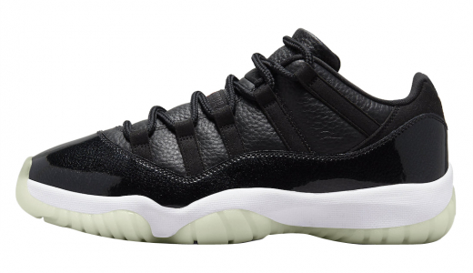 Air Jordan 11 Low 72-10 Black/Gym Red-White-Sail AV2187-001