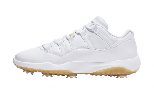 Air Jordan 11 Low Golf White Metallic Gold White/Metallic Gold AQ0963-102