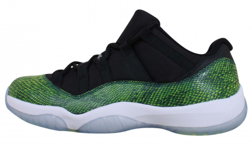 Air Jordan 11 Low - Green Snakeskin Black / Nightshade - White - Volt 528895033