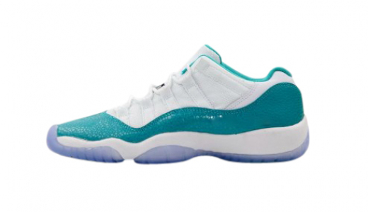 Air Jordan 11 Low GS - Aqua White / Aqua - Volt 580521143