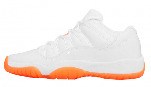 Air Jordan 11 Low GS Citrus White / White - Citrus 580521139