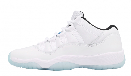 Air Jordan 11 Low GS Legend Blue White/Legend Blue-white-black 528896117