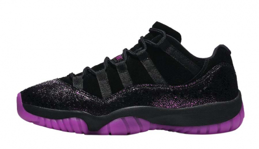 Air Jordan 11 Low WMNS Rook To Queen Black/Fuchsia Blast AR5149-005