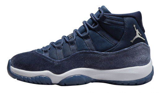 Air Jordan 11 Velvet WMNS Midnight Navy Midnight Navy/Metallic Silver-White AR0715-441