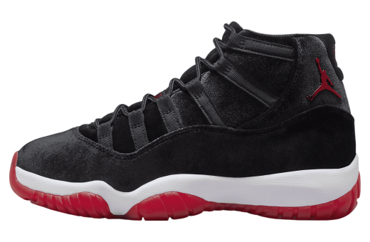 Air Jordan 11 WMNS Bred Velvet Black/Gym Red-White DB5457-061