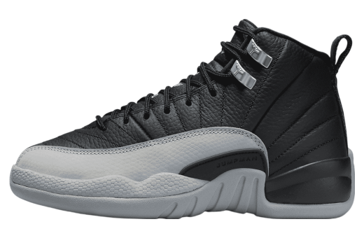 Air Jordan 12 GS Barons Black / Wolf Grey Black/White/Wolf Grey 153265-010