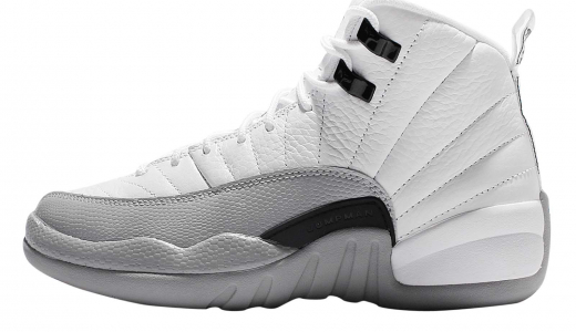 Air Jordan 12 GS Barons White / Black - Wolf Grey 510815108