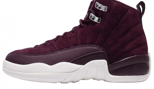 Air Jordan 12 GS Bordeaux Bordeaux/Sail/Metallic Silver 153265-617