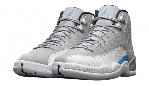 Air Jordan 12 GS Wolf Grey University Blue Wolf Grey/University Blue-White 153265-007