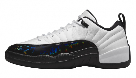 Air Jordan 12 Low 25 Years In China White/Black DO8726-100