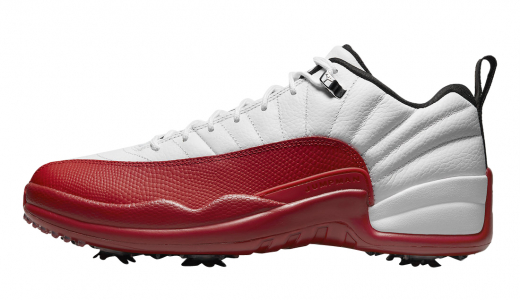 Air Jordan 12 Low Golf Cherry White/White-Metallic Silver-Varsity Red DH4120-161