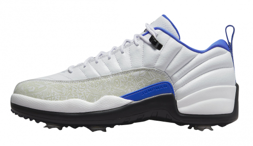 Air Jordan 12 Low Golf Laser White/Game Royal-Black DM9015-105