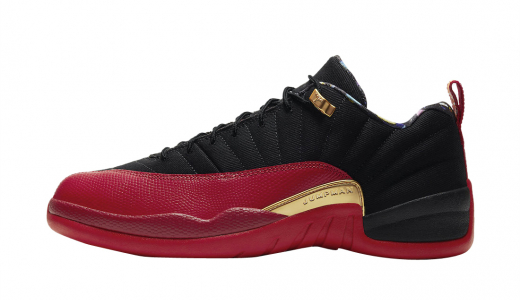 Air Jordan 12 Low SE Super Bowl Black/Metallic Gold-Varsity Red DC1059-001