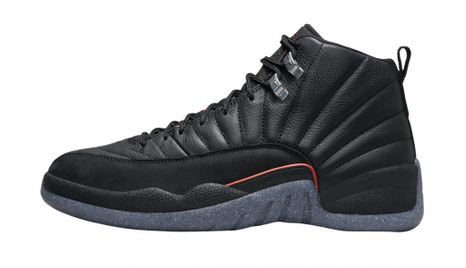 Air Jordan 12 Utility Black Black/Black-Bright Crimson-White DC1062-006