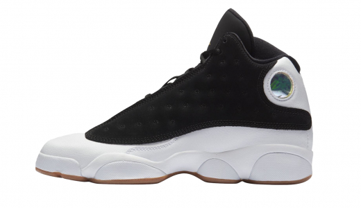 Air Jordan 13 GS Black Metallic Gold Black/Metallic Gold-White-Gum Medium Brown 439358-021