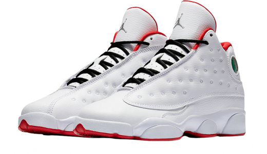 Air Jordan 13 GS History Of Flight White/Metallic Silver-University Red 414574-103