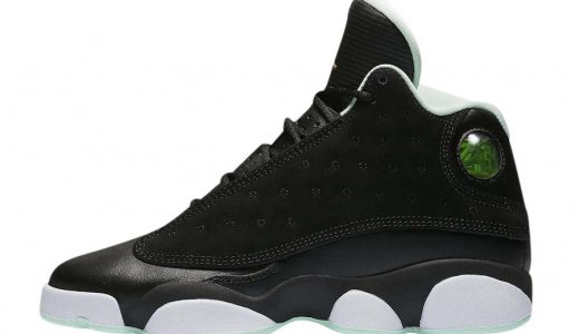 Air Jordan 13 GS Mint Foam Black/Metallic Gold-Mint Foam-White 439358-015