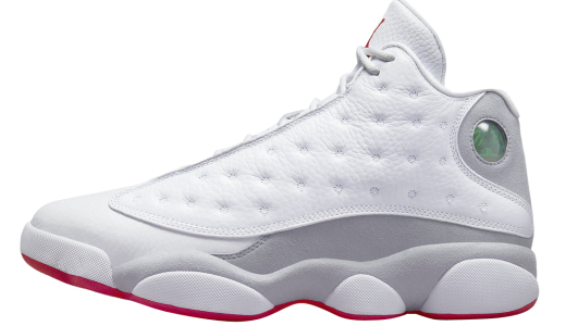 Air Jordan 13 Wolf Grey White/True Red-Wolf Grey 414571-160