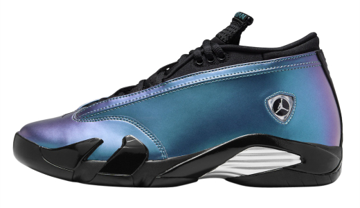 Air Jordan 14 Low WMNS Love Letter Mineral Teal/Metallic Silver-Black DH4121-300