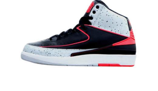 Air Jordan 2 Infrared 23 Black / Infrared 23 - Grey 385475023