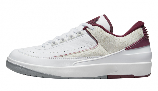 Air Jordan 2 Low Cherrywood White/Cherrywood Red-Light Steel Grey DV9956-103