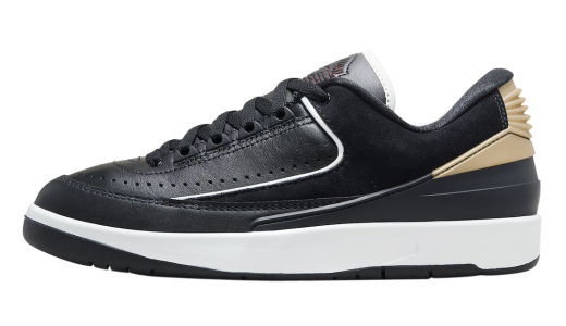 Air Jordan 2 Low WMNS Black Varsity Red Black/Varsity Red-Metallic Gold-Off White DX4401-001