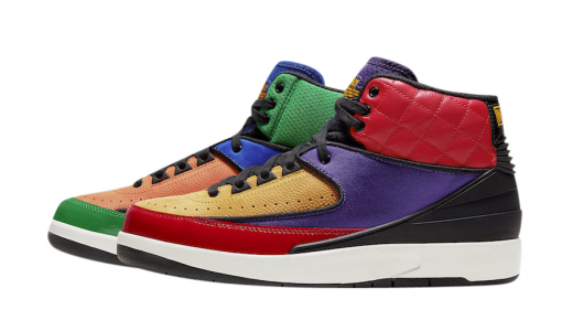 Air Jordan 2 WMNS Multicolor University Red/Black-Court Purple CT6244-600