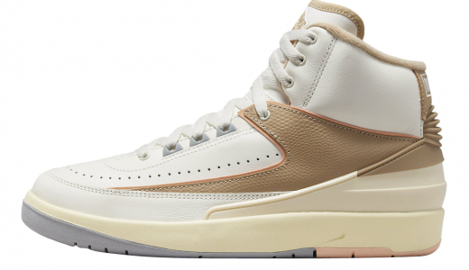 Air Jordan 2 WMNS Muslin Sail/Desert-Sunset Haze-Muslin-Light Steel Grey DX4400-118