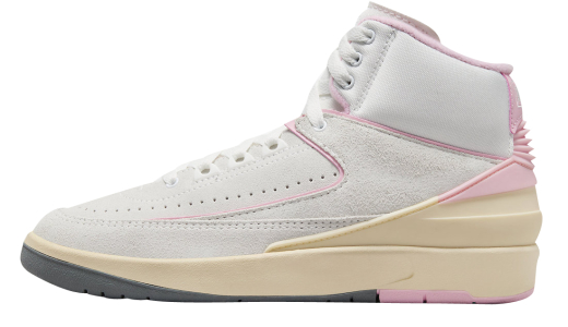 Air Jordan 2 WMNS Soft Pink Summit White/Gym Red-Medium Soft Pink-Muslin FB2372-100