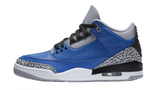 Air Jordan 3 Blue Cement Varsity Royal/Varsity Royal-Cement Grey CT8532-400