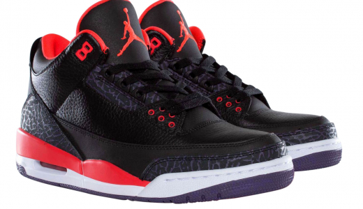 Air Jordan 3 Crimson Black/Bright Crimson 136064-005