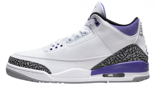 Air Jordan 3 Dark Iris White/Black-Dark Iris-Cement Grey CT8532-105