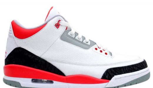 Air Jordan 3 Fire Red 2013 White / Fire Red – Neutral Grey – Black 136064120