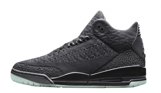 Air Jordan 3 Flyknit Black Black/Anthracite-Black AQ1005-001