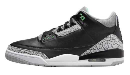 Air Jordan 3 Green Glow Black/Green Glow-Wolf Grey-White CT8532-031