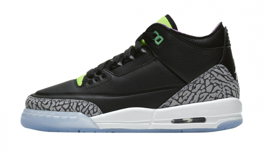 Air Jordan 3 GS Electric Green Black/White-Electric Green-Violet Shock-Green Glow DA2304-003