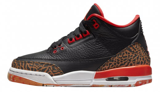 Air Jordan 3 GS Kumquat Black/Kumquat-Team Orange-White 441140-088