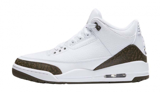 Air Jordan 3 Mocha 2018 White/Chrome-Dark Mocha 136064-122