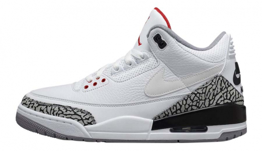 Air Jordan 3 NRG JTH White/Fire Red-Cement Grey-Black AV6683-160