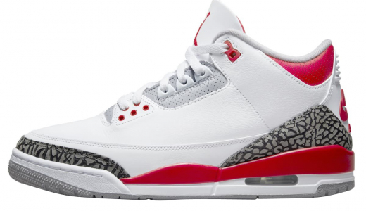 Air Jordan 3 OG Fire Red 2022 White/Fire Red-Cement Grey-Black DN3707-160