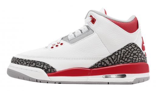 Air Jordan 3 OG GS Fire Red 2022 White/Fire Red-black DM0967160