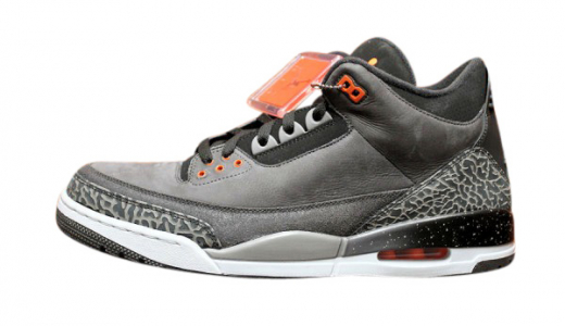 Air Jordan 3 QS Fear Night Stadium / Total Orange - Black - Neutral Grey 626967040