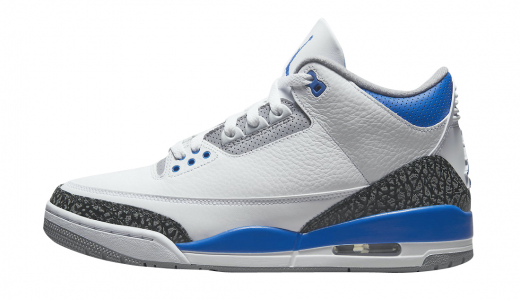 Air Jordan 3 Racer Blue White/Black-Cement Grey-Racer Blue CT8532-145